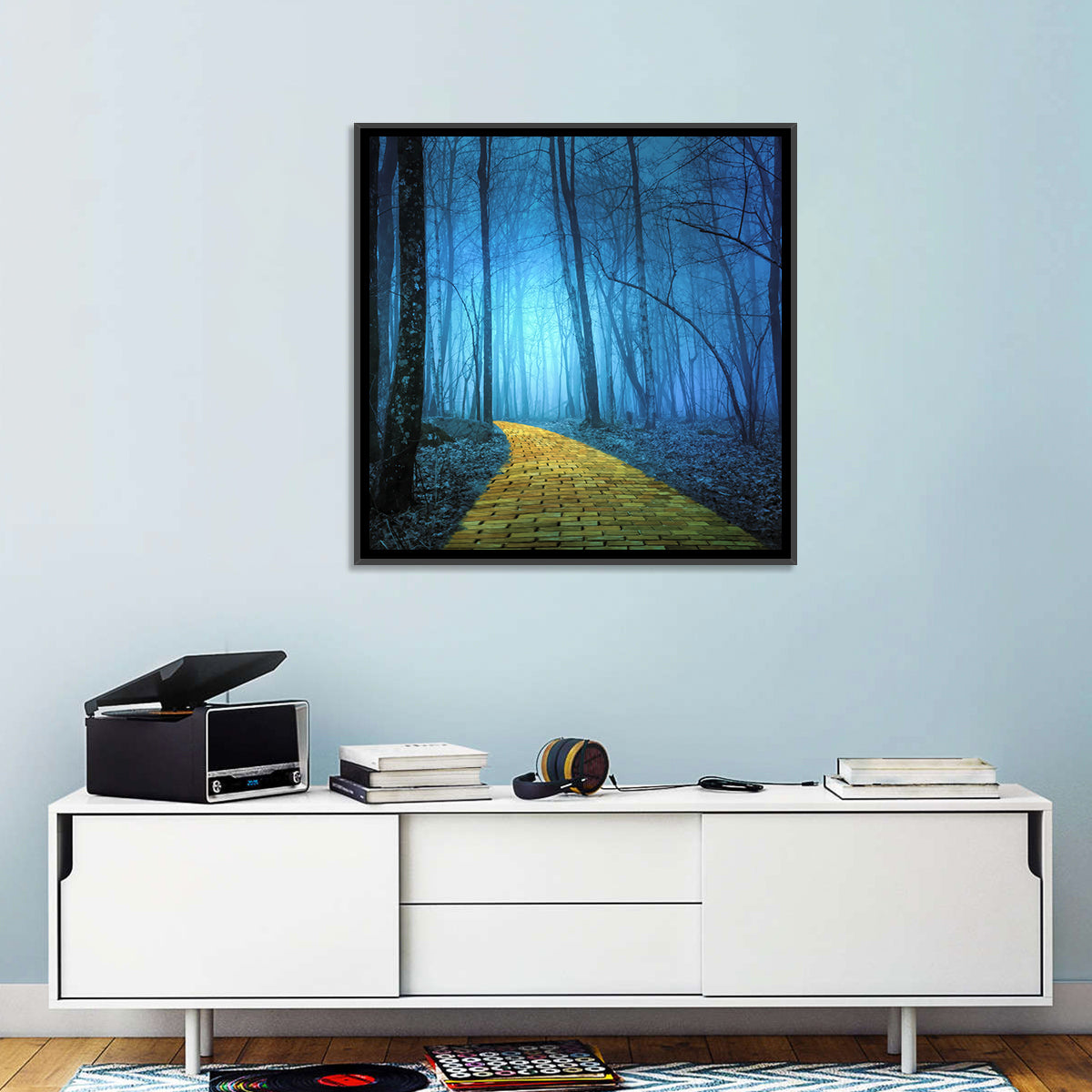 Spooky Forest Pathway Wall Art
