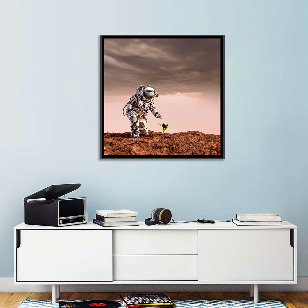 Mars Life Concept Wall Art