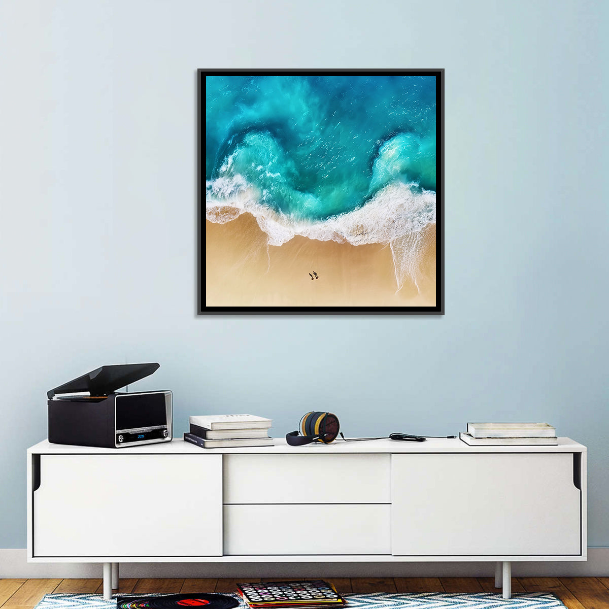 Turquoise Beach Coast Wall Art