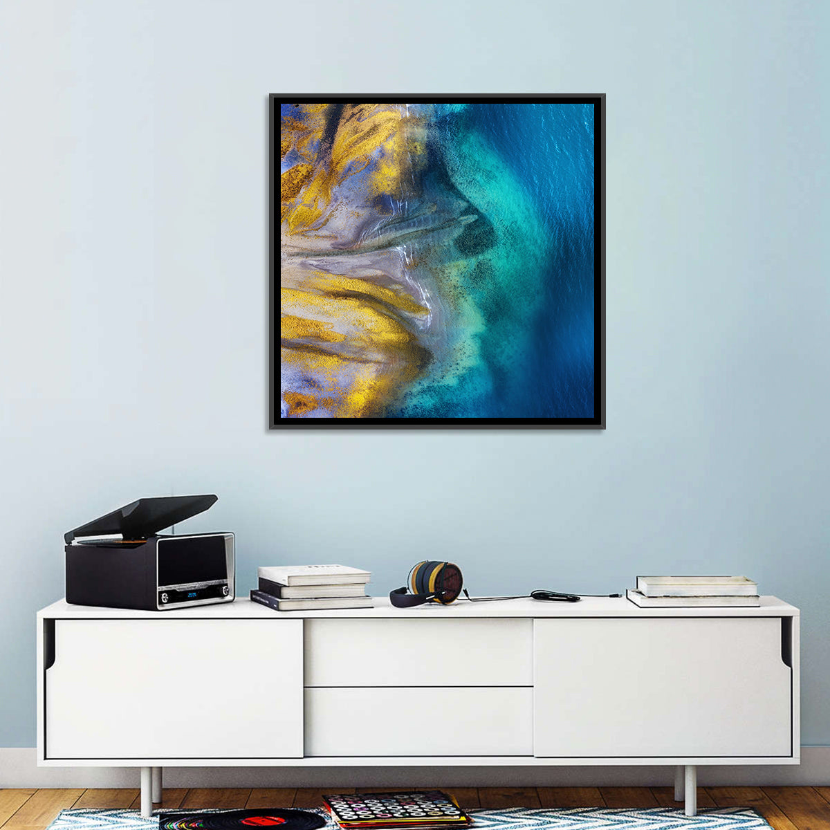 Abstract Beach Wall Art