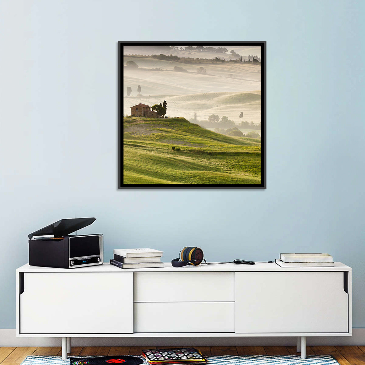 Foggy Tuscany Wall Art