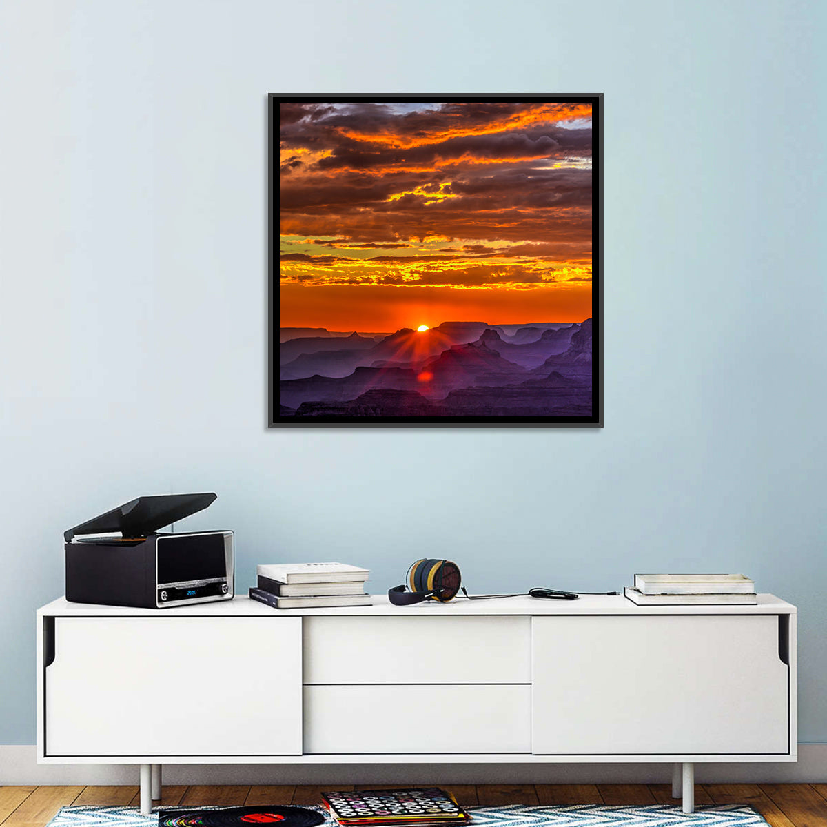 Lipan Point Golden Sunset Wall Art