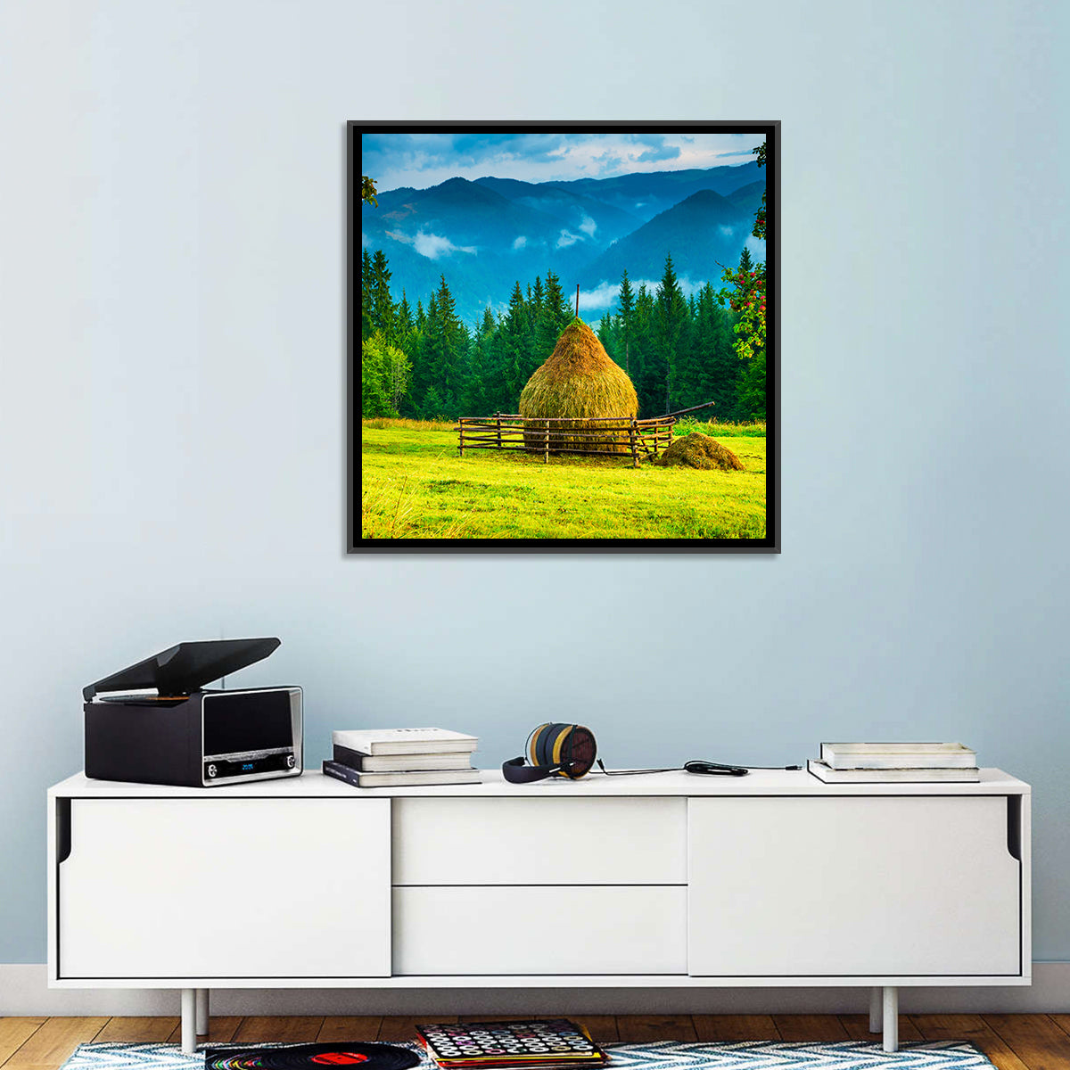 Mountain Haystack Wall Art