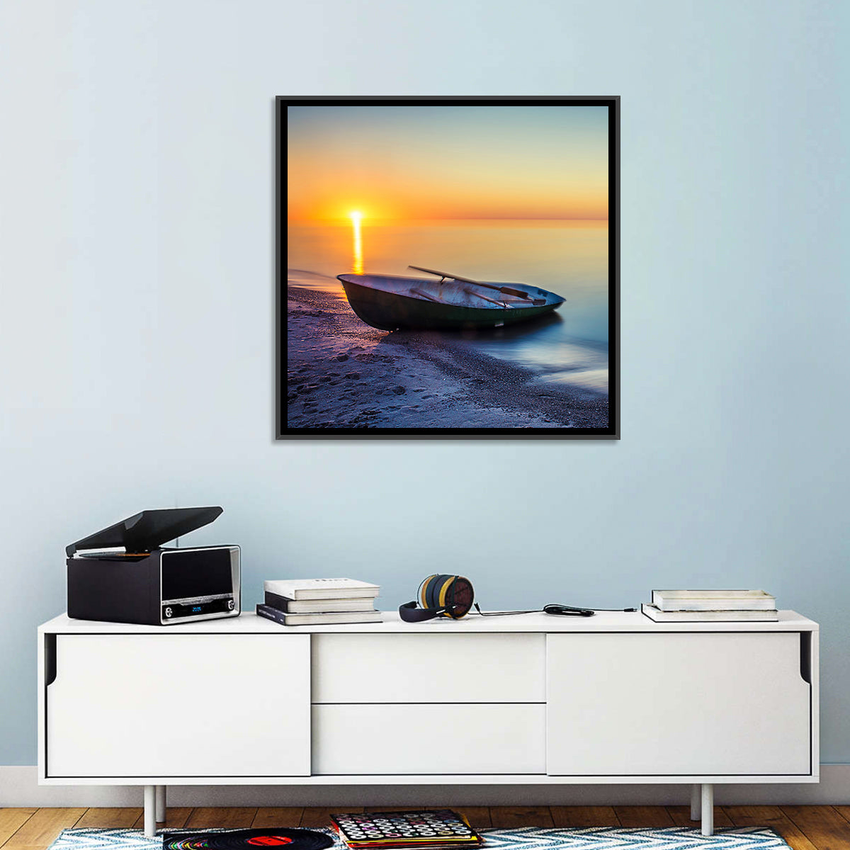 Fishing Boat & Seascape Wall Art