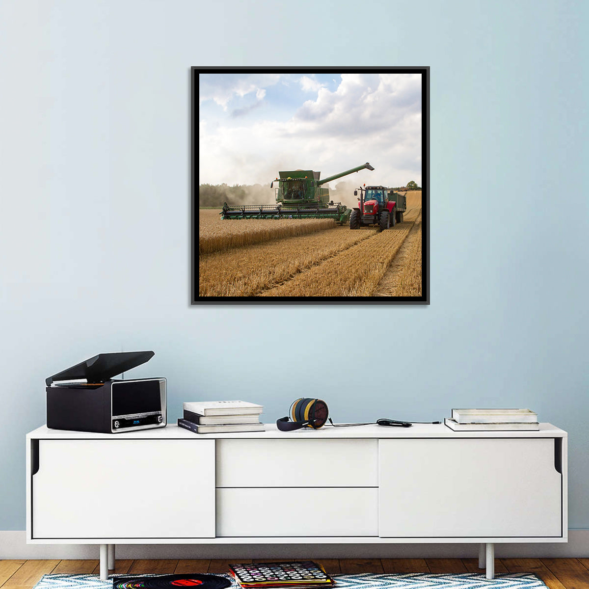 Crop Harvesting Wall Art