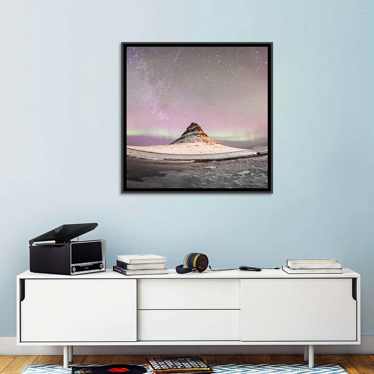 Snowy Kirkjufell Wall Art