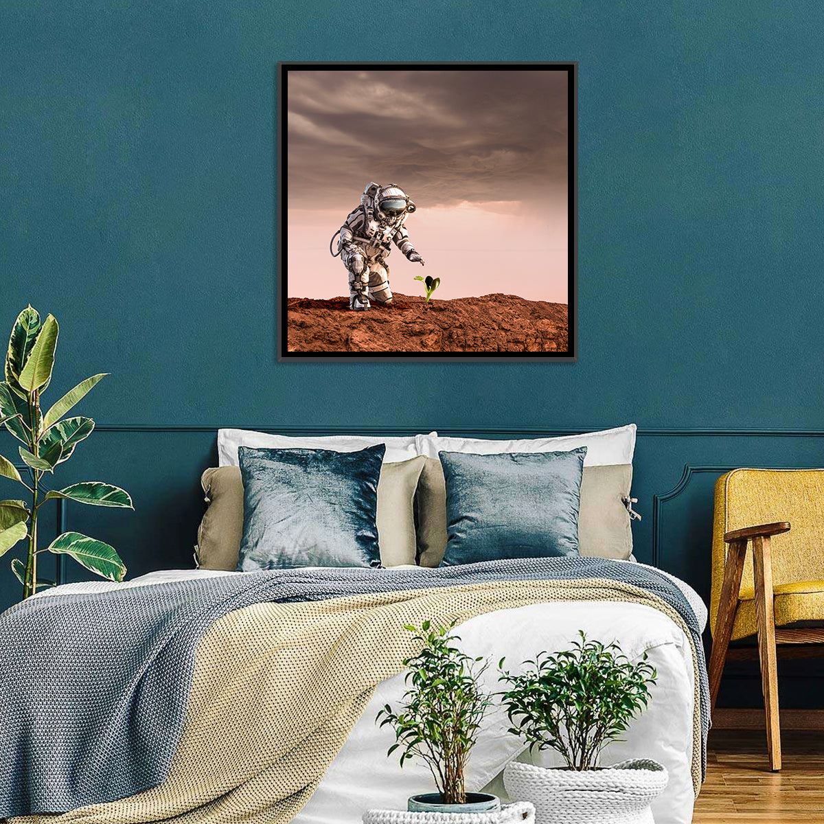 Mars Life Concept Wall Art