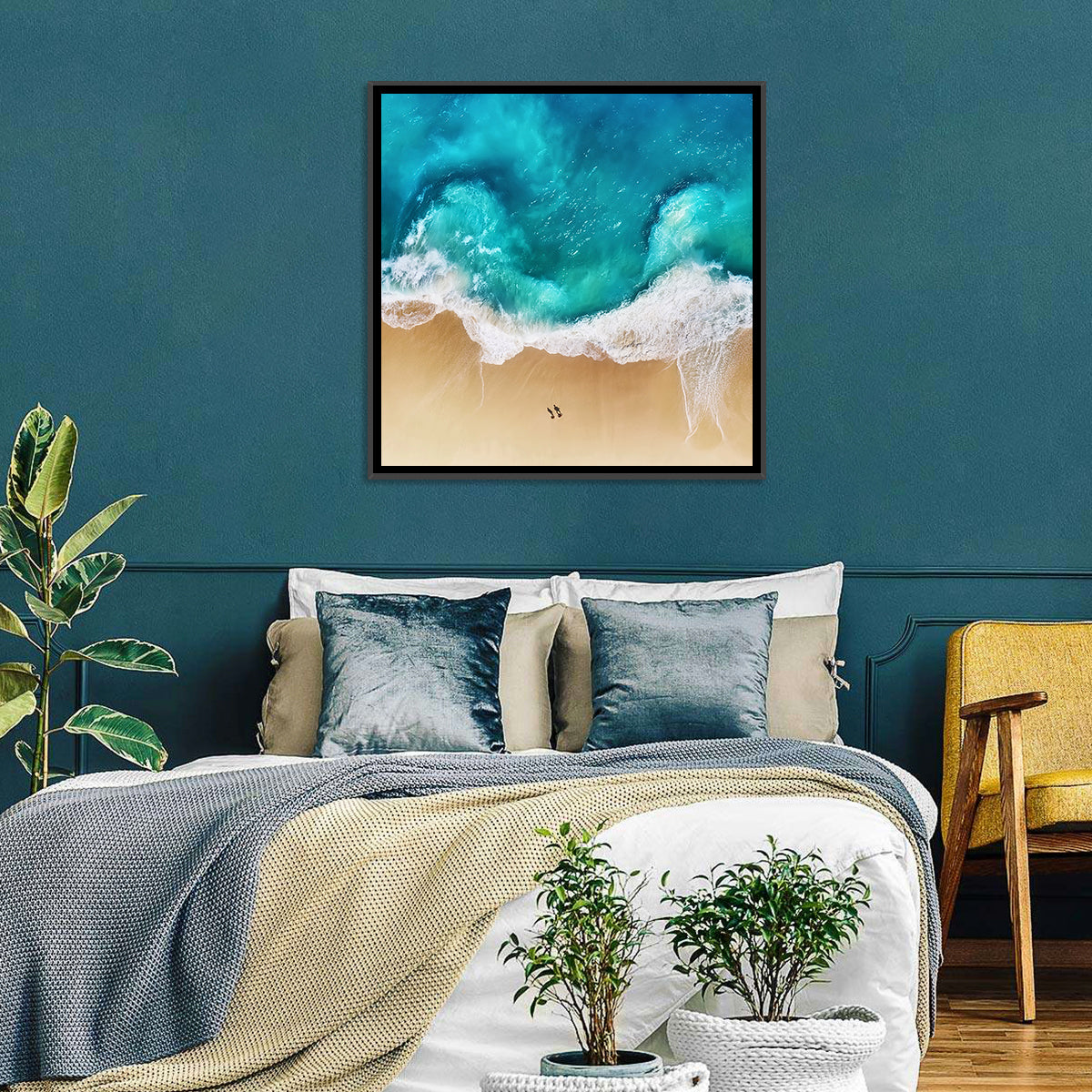 Turquoise Beach Coast Wall Art