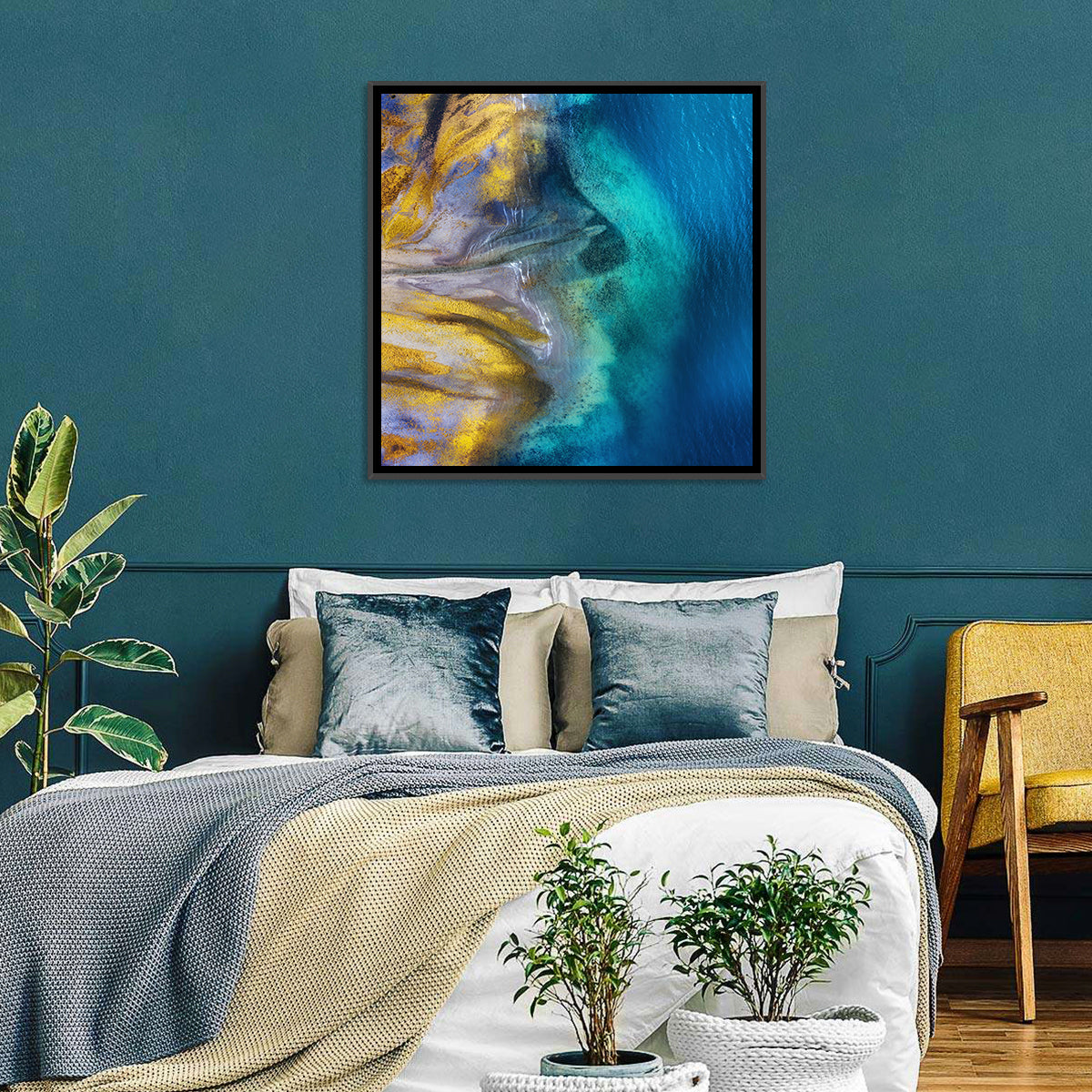 Abstract Beach Wall Art