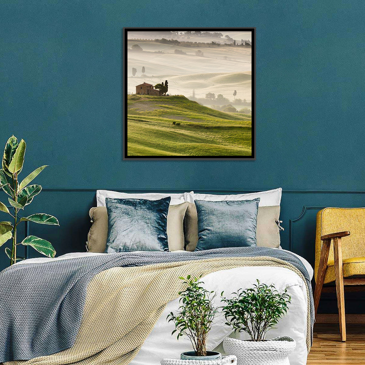 Foggy Tuscany Wall Art