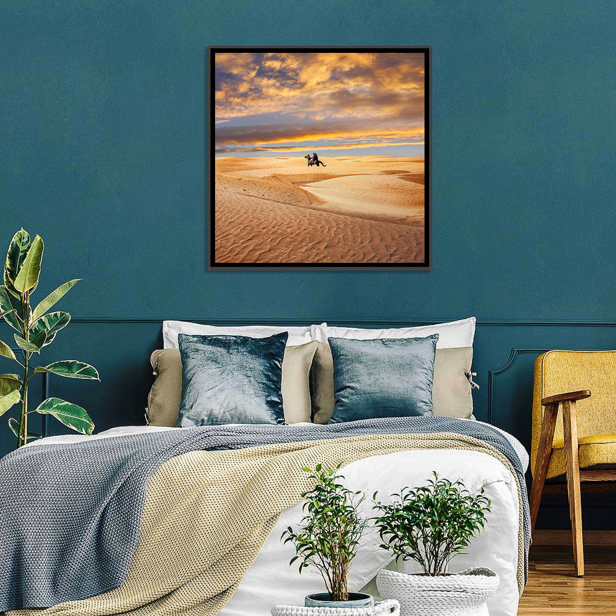 Sahara Desert Rider Wall Art