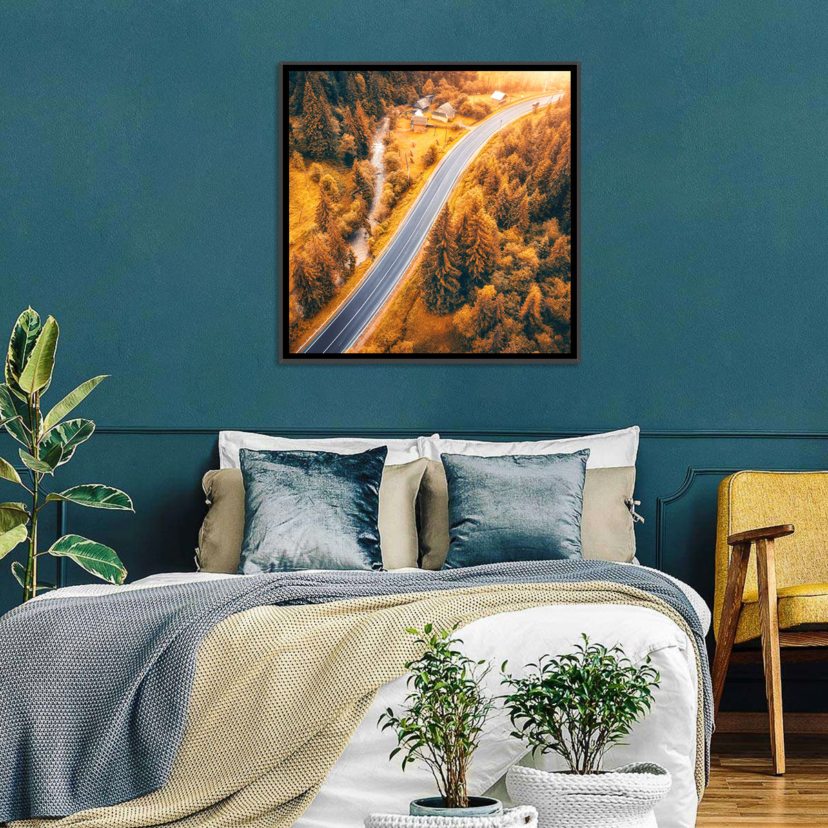Carpathian Autumn Road Wall Art