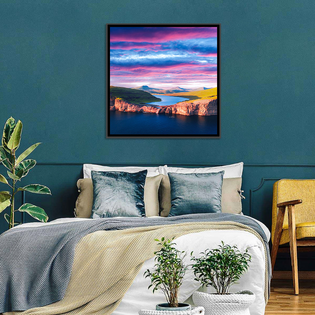 Vagar Island Sunset Wall Art