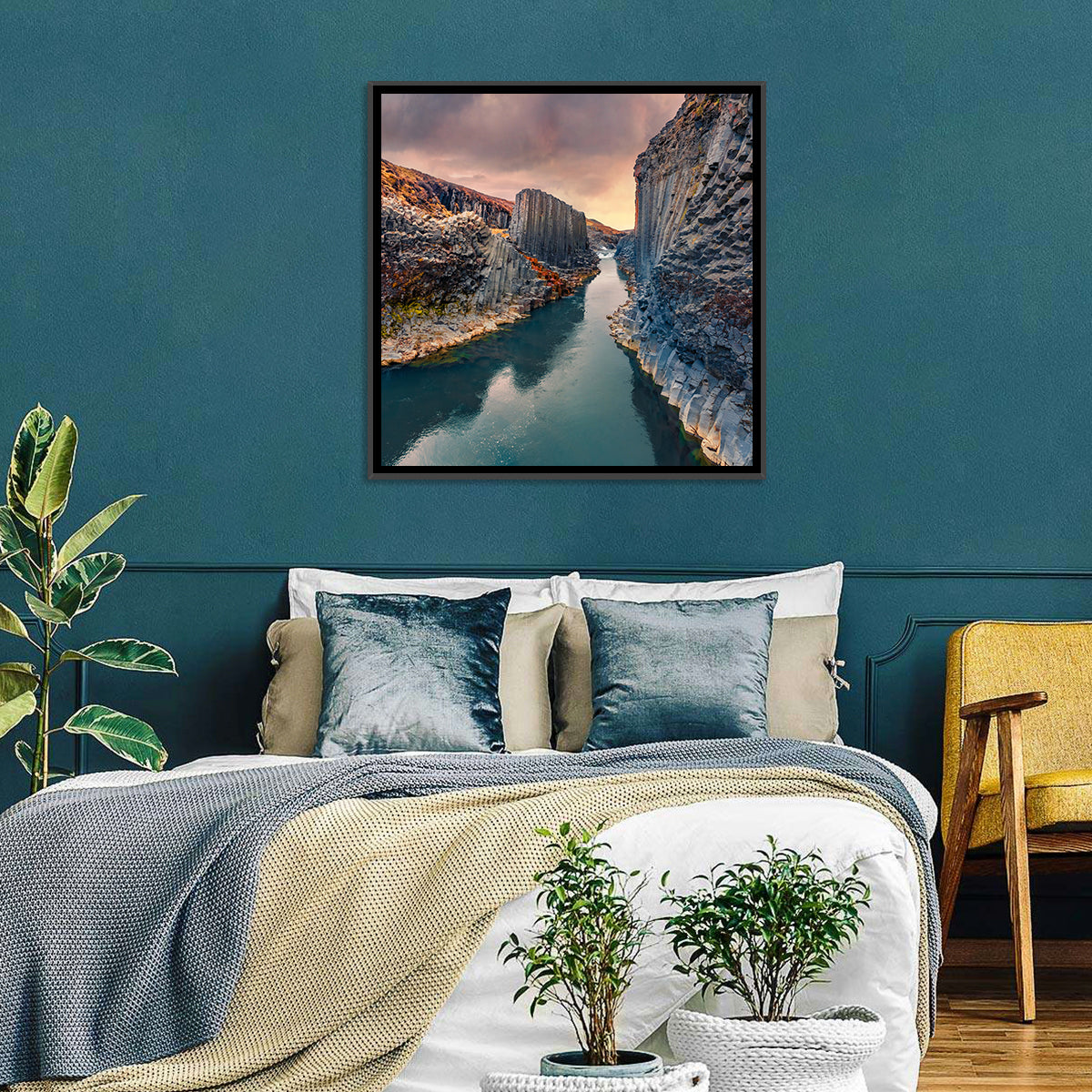 Studlagil Canyon Wall Art