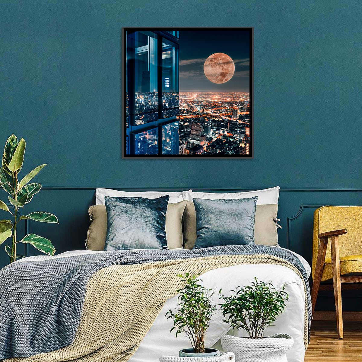 Bangkok Skyscraper Wall Art