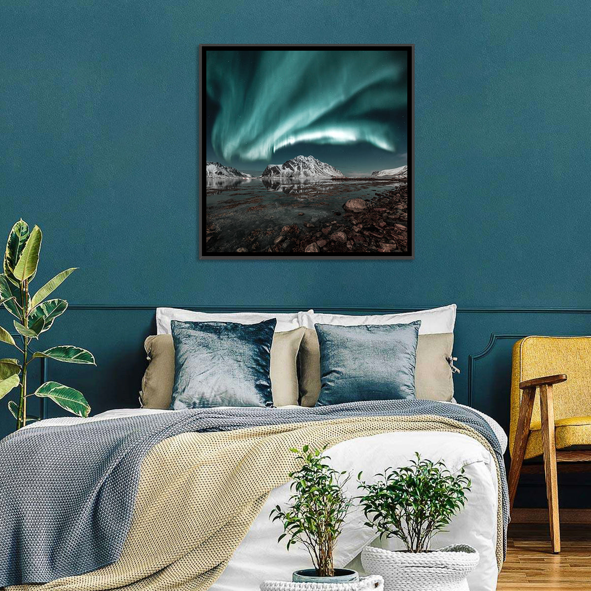 Lofoten Northern Lights Wall Art