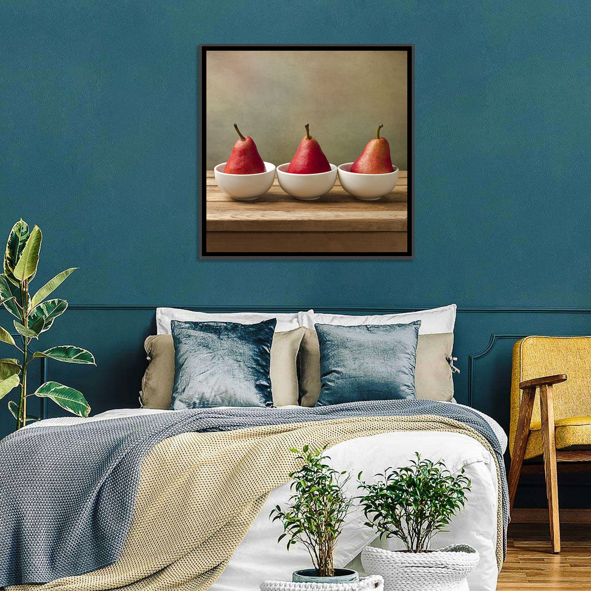 Red Pears Wall Art