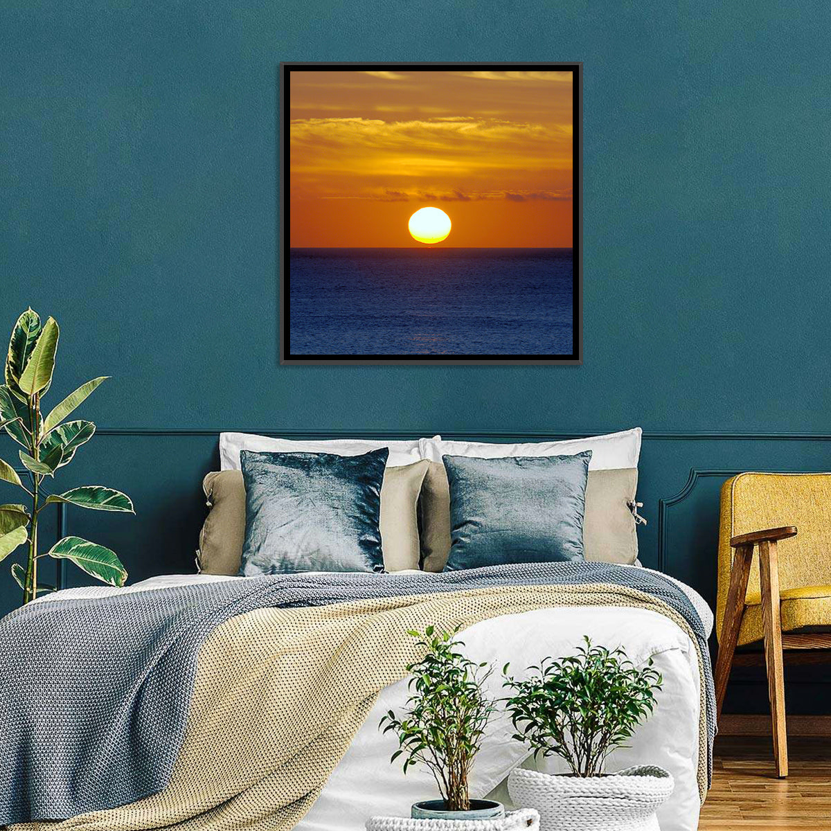 Pacific Ocean Sunrise Wall Art