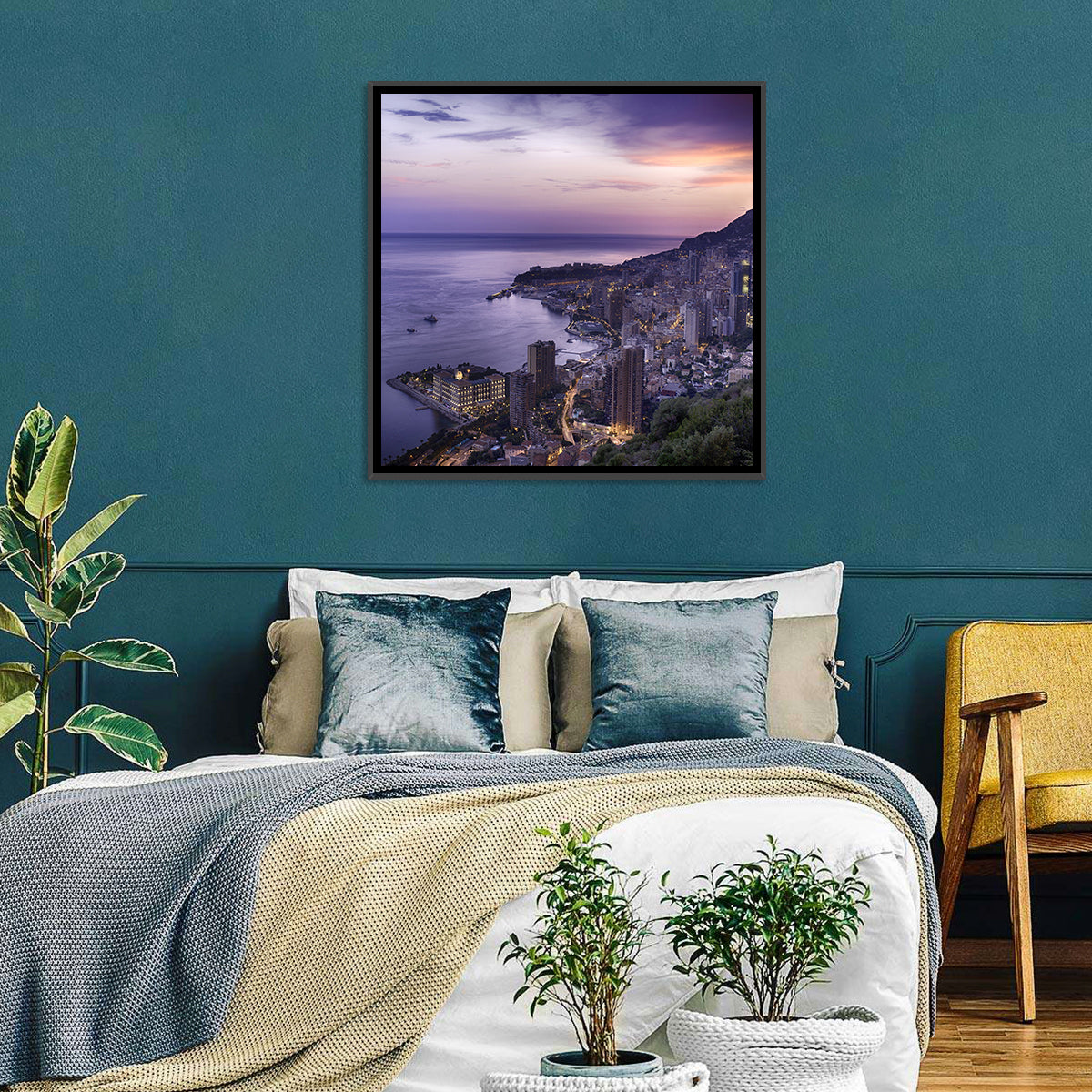 Monte Carlo City Wall Art