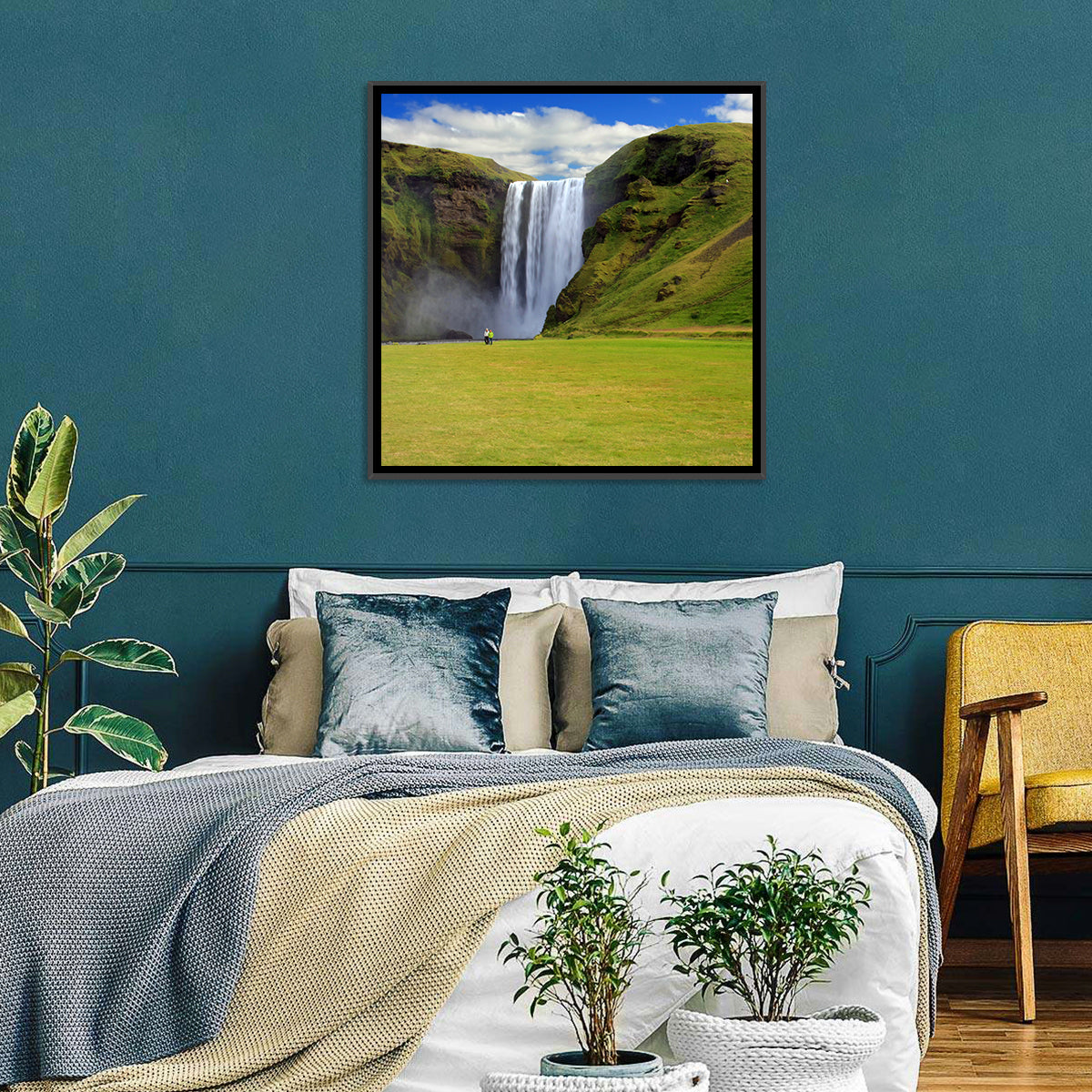 Skogarfoss Waterfall Wall Art