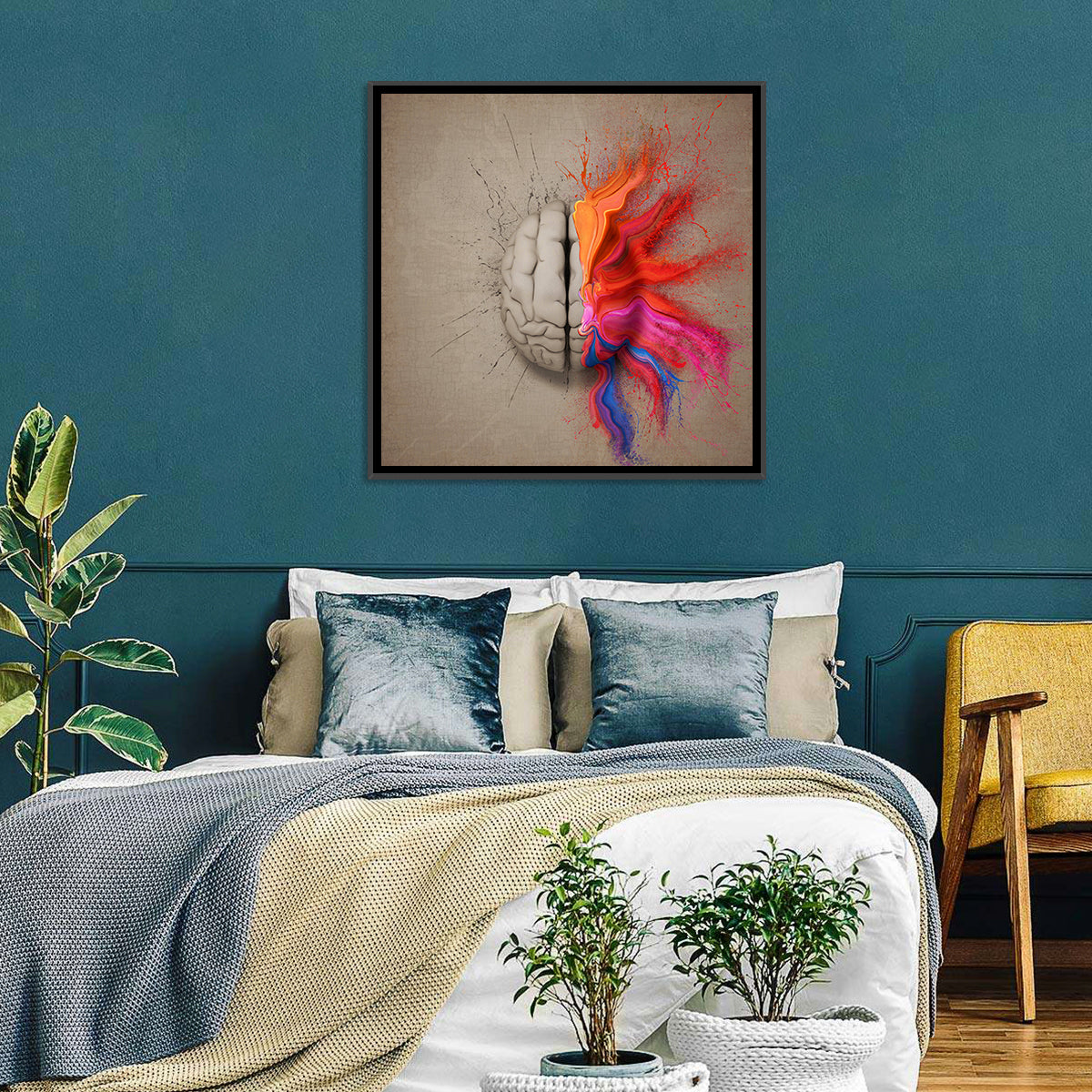 Creative Brain Wall Art
