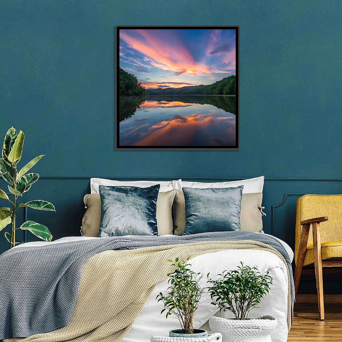 Appalachian Mountains Lake Wall Art