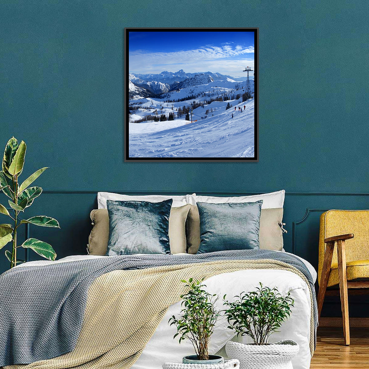 Nassfeld Ski Resort Wall Art