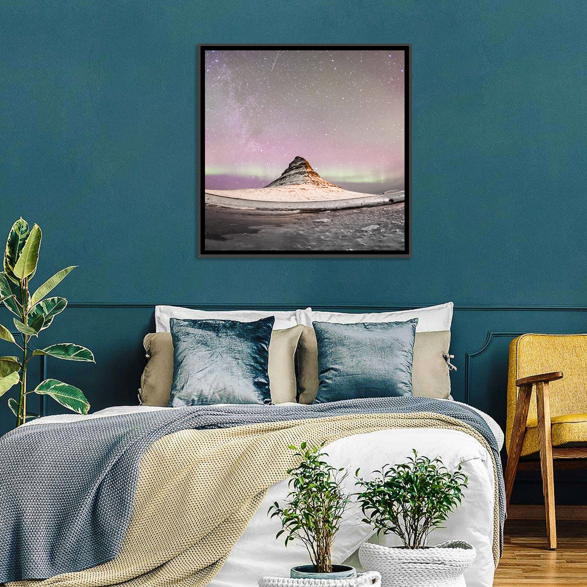 Snowy Kirkjufell Wall Art
