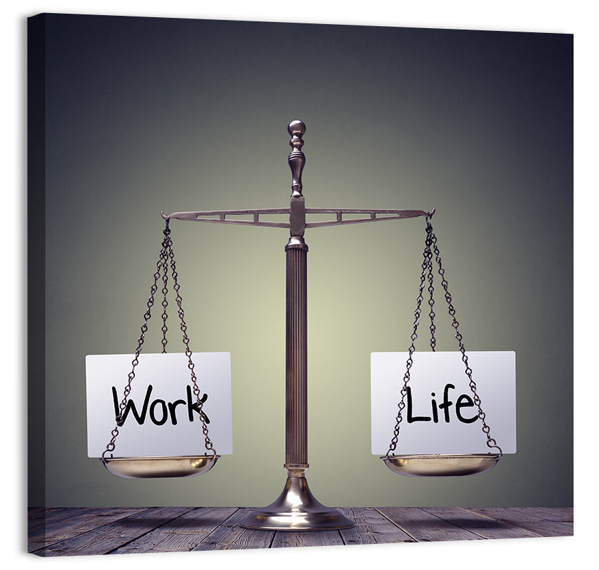 Work Life Balance Wall Art