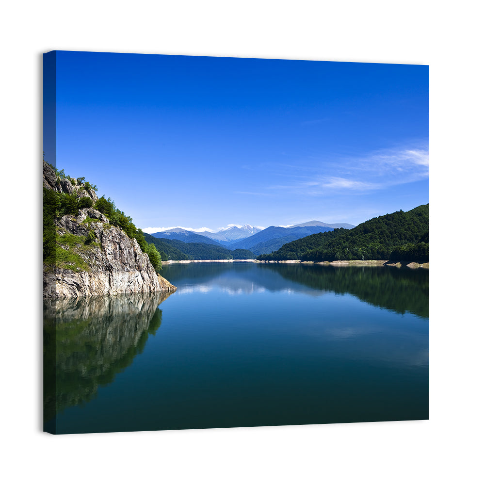 Calm Mountains Lake Wall Art