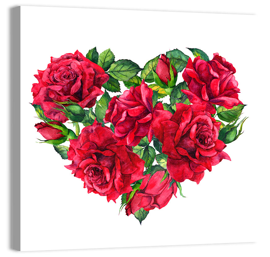 Floral Heart Wall Art