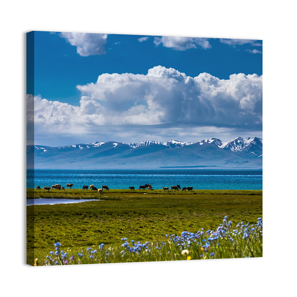 Song Kol Lakescape Wall Art