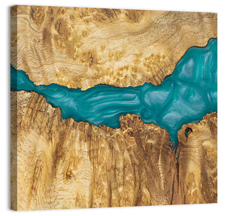 Epoxy Resin Wood Abstract Wall Art