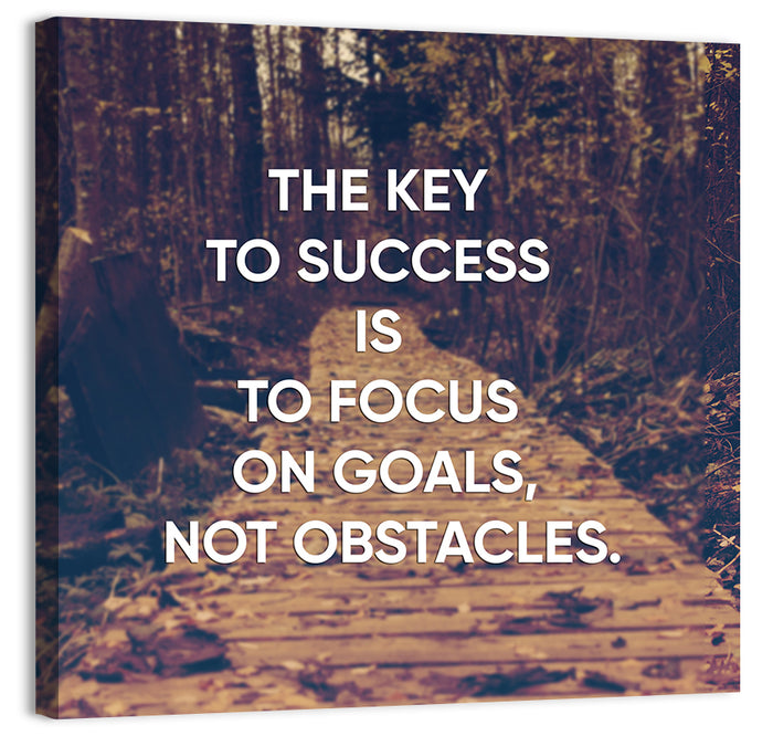 Key to Success Wall Art as a canvas print
