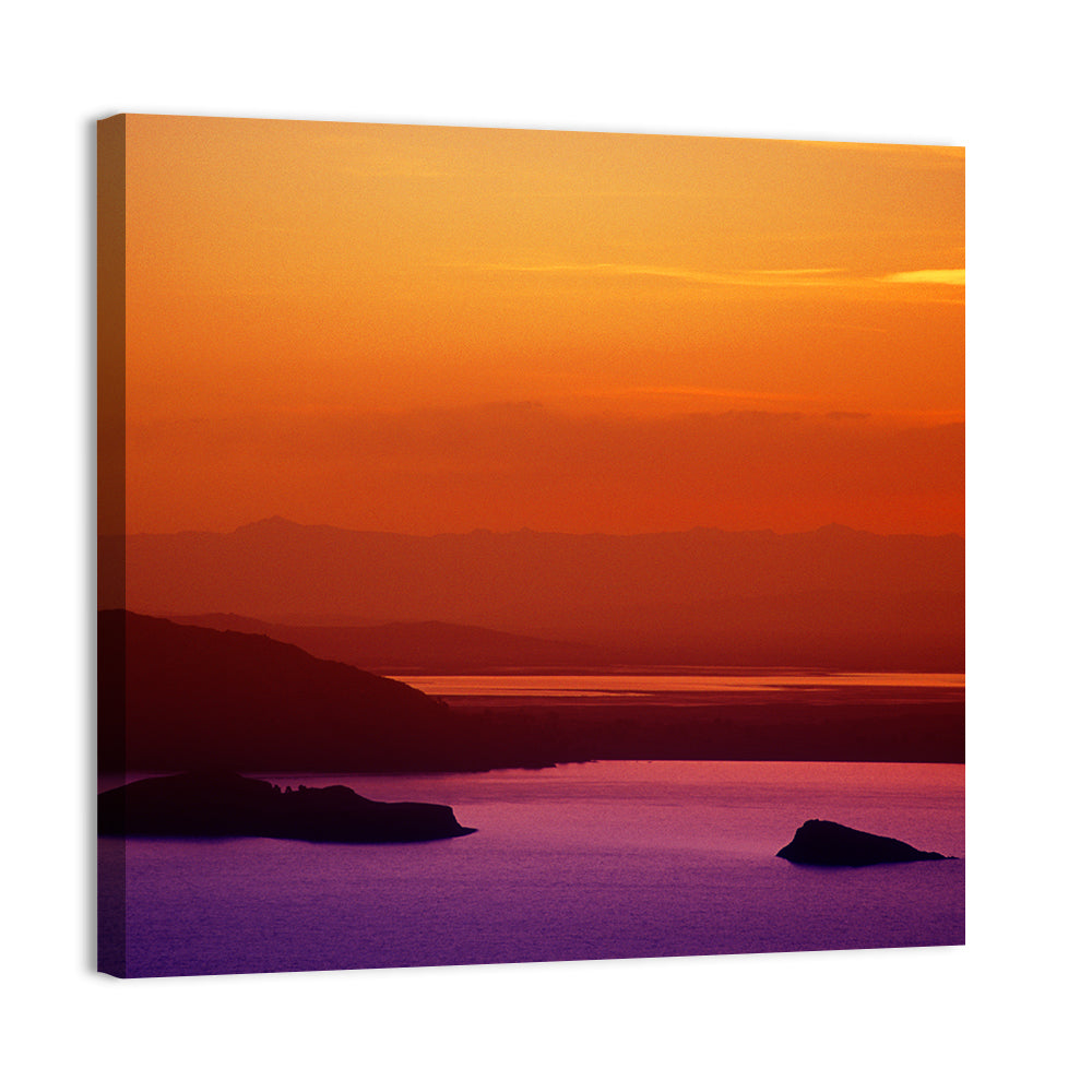 Lake Titicaca Sunset Wall Art
