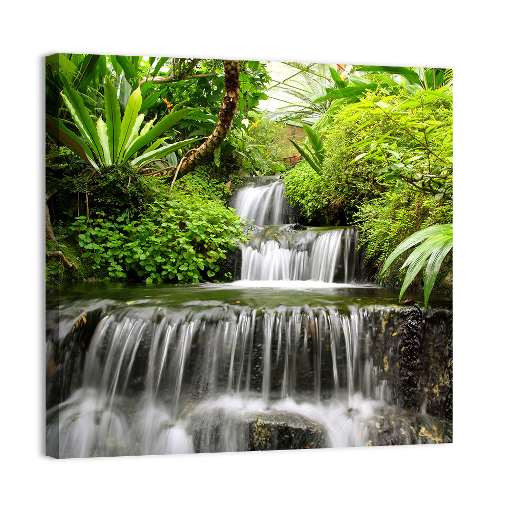 Rain Forest Waterfall Wall Art
