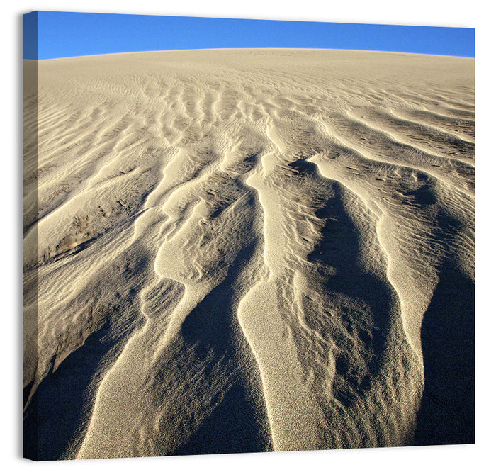 Endless Rippled Sand Dunes Wall Art as a canvas print