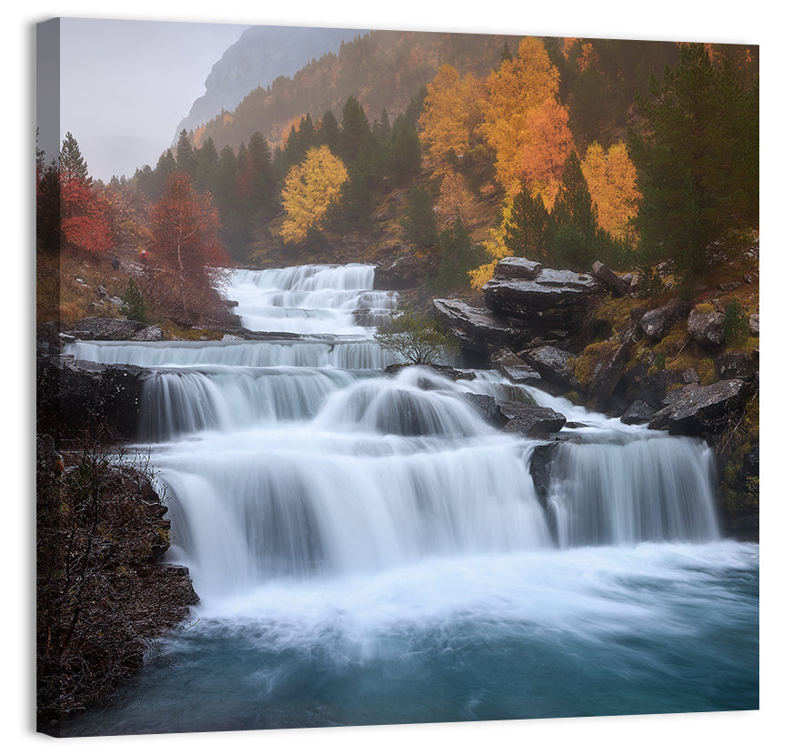 Waterfalls in Huesca Wall Art