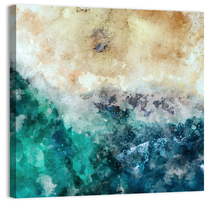 Aerial Beach Abstract Wall Art