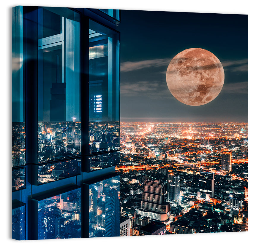 Bangkok Skyscraper Wall Art