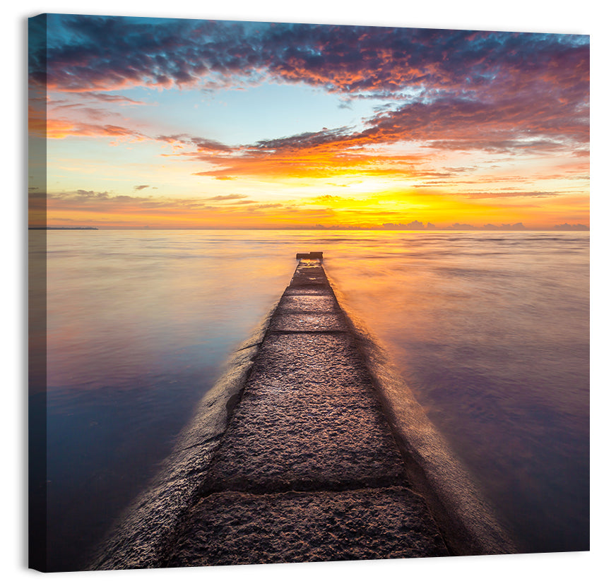 Sea Stone Pier Wall Art