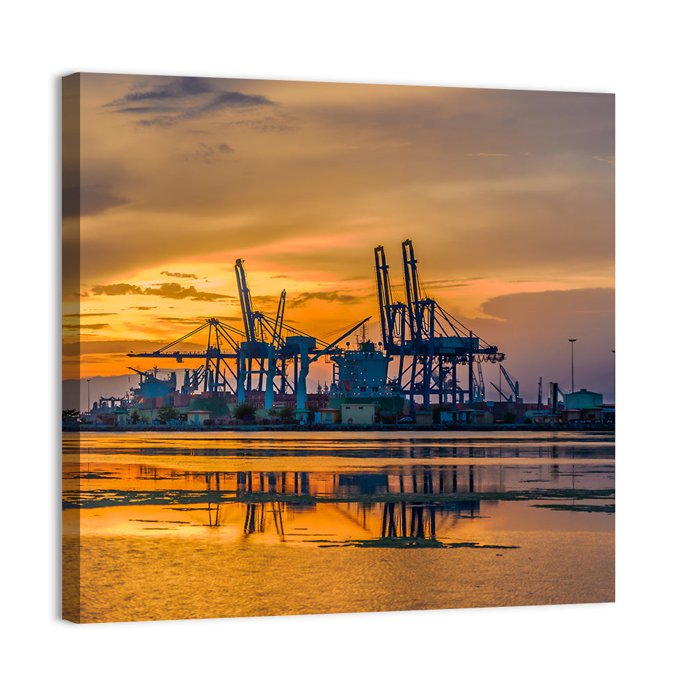 Djibouti Port Wall Art