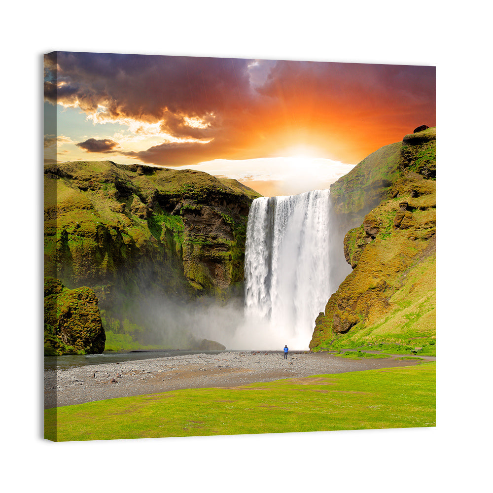 Skogafoss Waterfall Wall Art