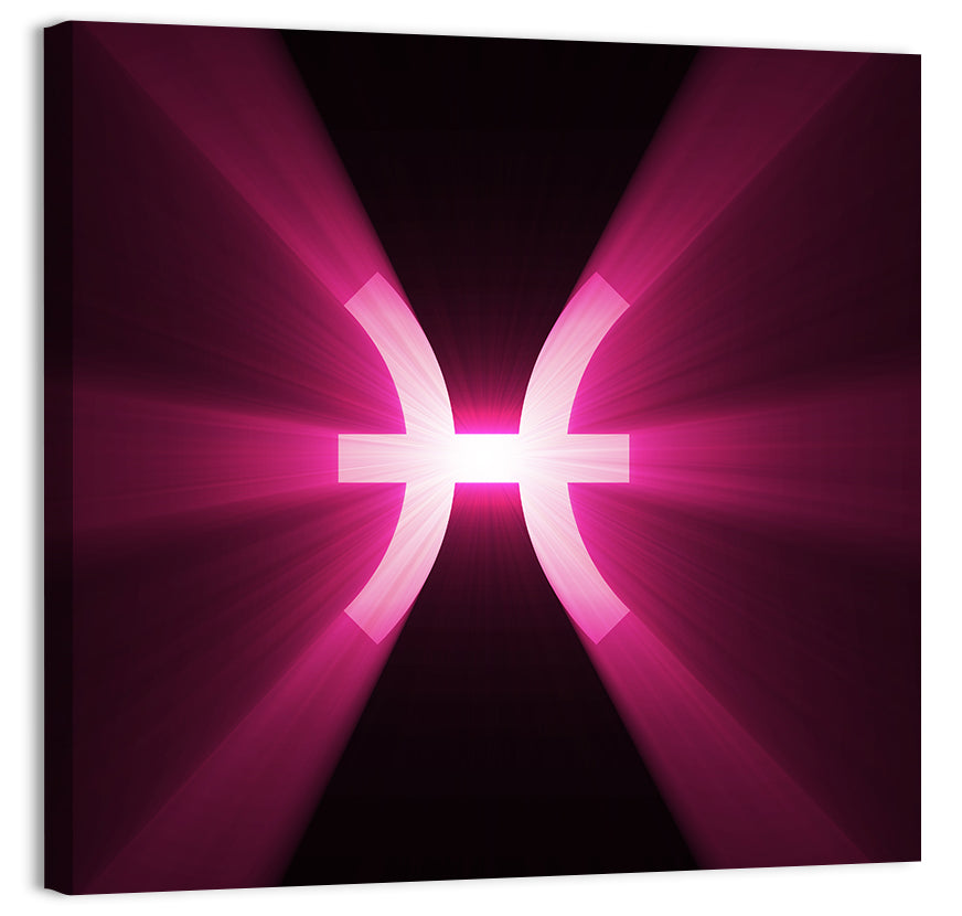 Pisces Symbol Wall Art