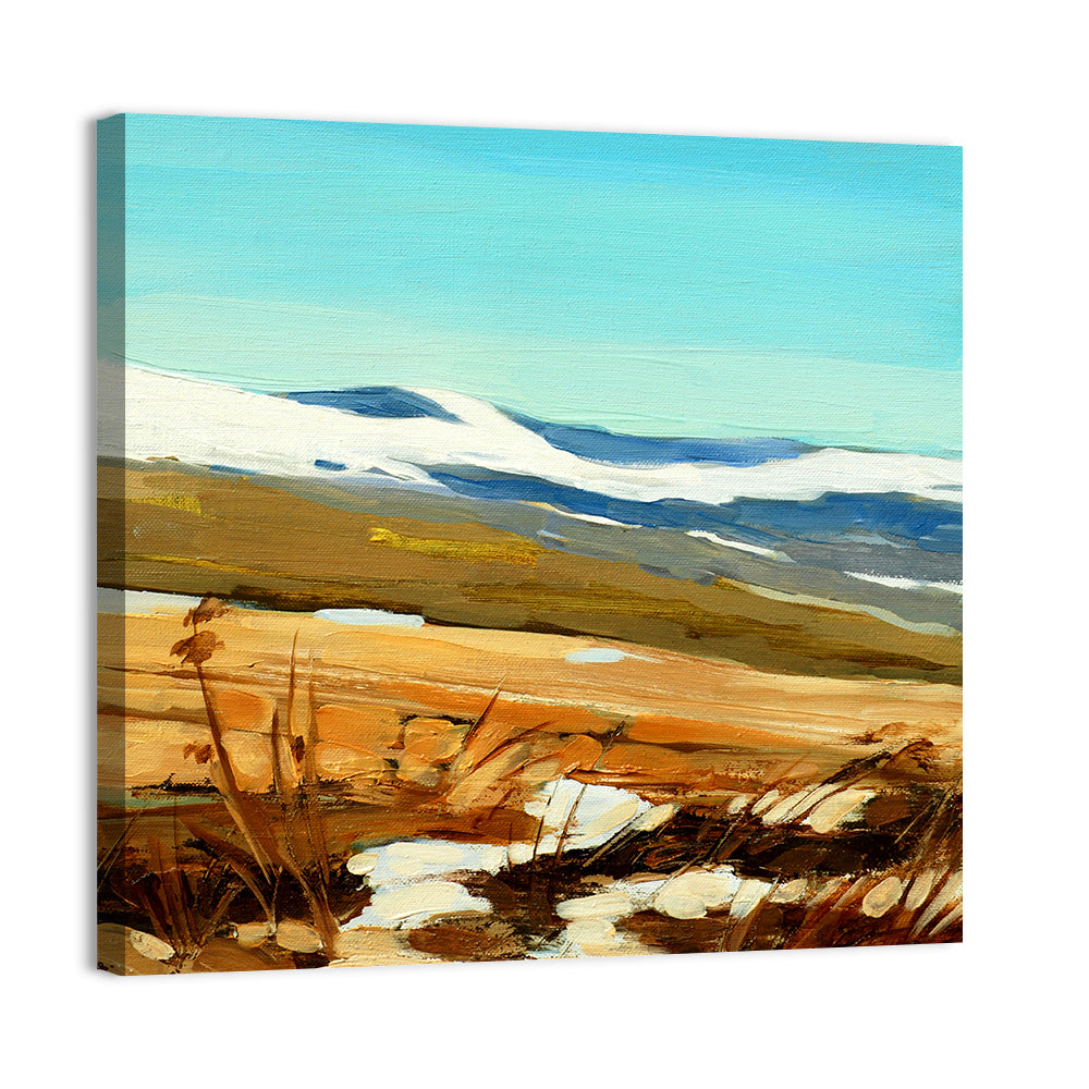 Spanish Mountains Abstract Wall Art