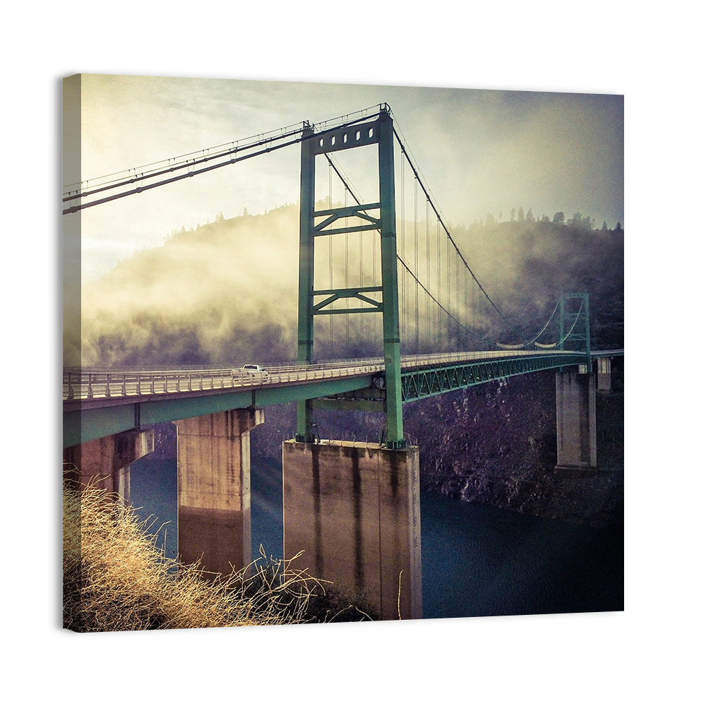 Bridge Over Lake Oroville Wall Art