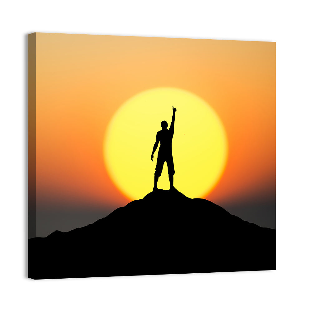 Champion Silhouette Wall Art