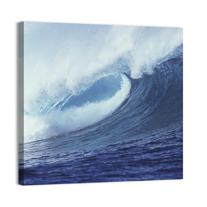 Powerful Breaking Wave Wall Art as a canvas print