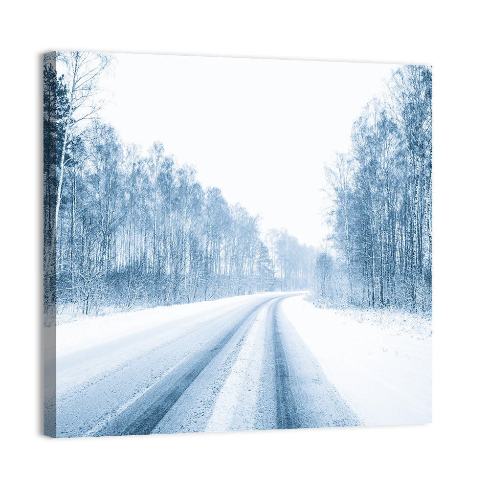 Snowy Road Wall Art