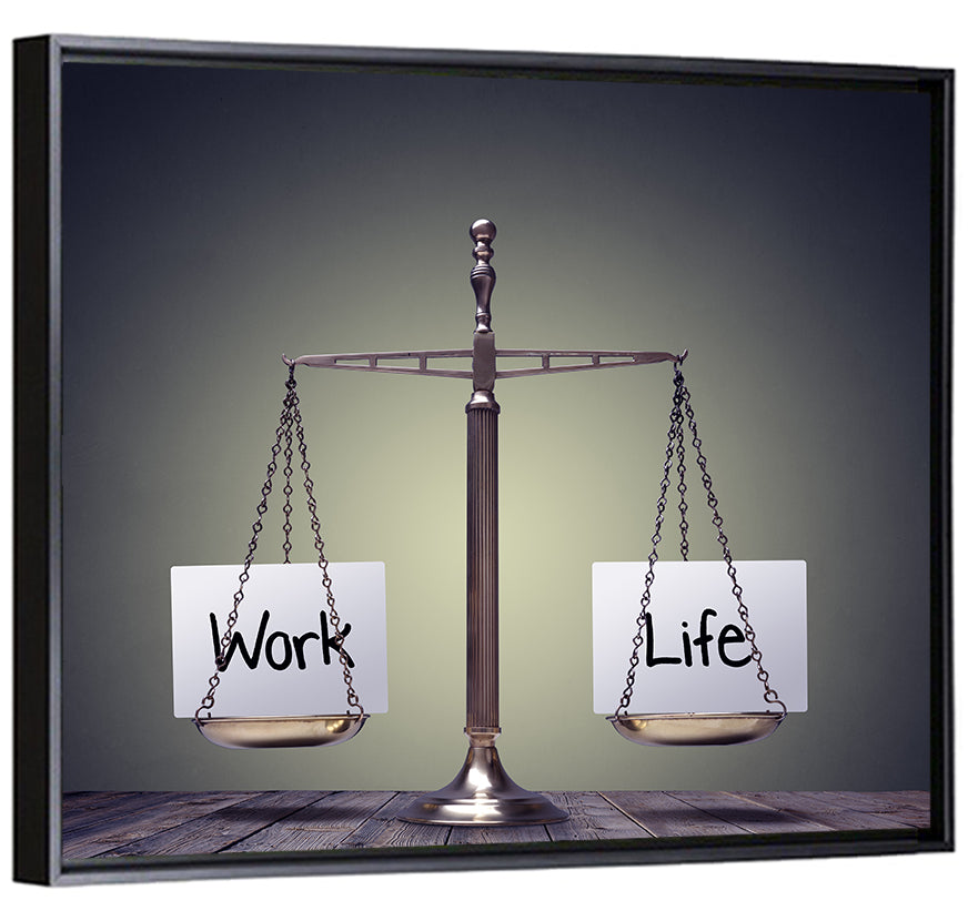 Work Life Balance Wall Art
